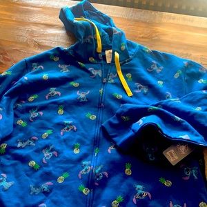 LILO  and stitch full zip hoodie